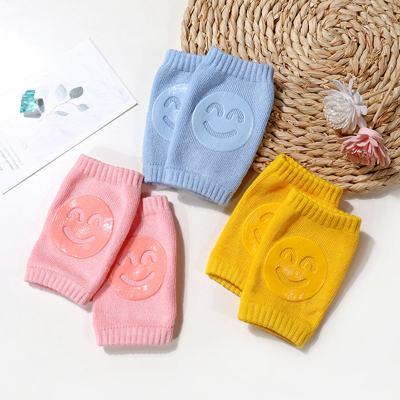 Sommer Frottee Baby Socken Knieschoner