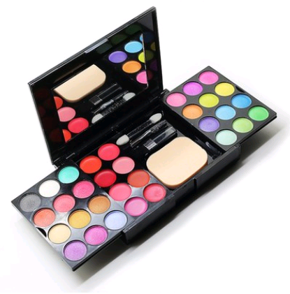 Make-up-Box 24 Lidschatten 8 Lippenstift 4 Rouge 3 Puder 39 Farben Make-up Disc Kombination Make-up Tablett