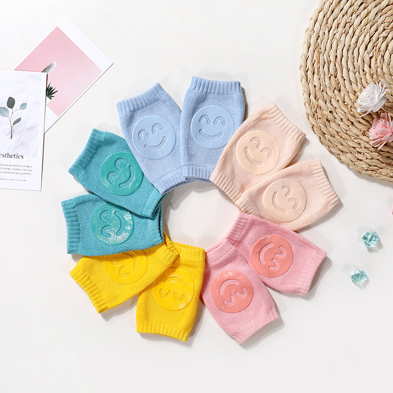 Sommer Frottee Baby Socken Knieschoner