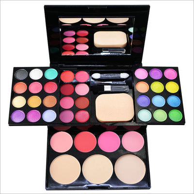 Make-up-Box 24 Lidschatten 8 Lippenstift 4 Rouge 3 Puder 39 Farben Make-up Disc Kombination Make-up Tablett