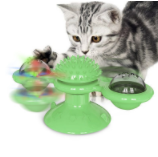 Katze rotierende Windmühle Multifunktionalspielzeug Juckreiz Katzenvorrichtung Zähne