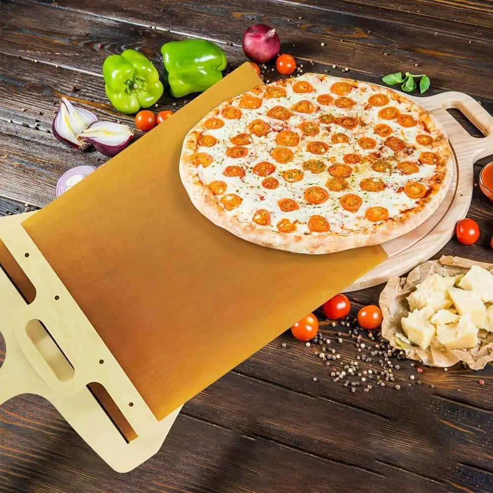 Küchen-Gadgets Schiebe-Pizza-Schaufel Antihaft-Pizza-Glatt-Schneidebrett-Speicher-Transfer-Brett Küchenbackwerkzeug