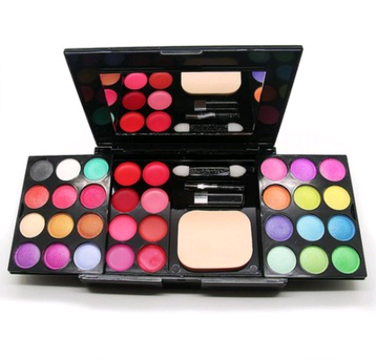 Make-up-Box 24 Lidschatten 8 Lippenstift 4 Rouge 3 Puder 39 Farben Make-up Disc Kombination Make-up Tablett