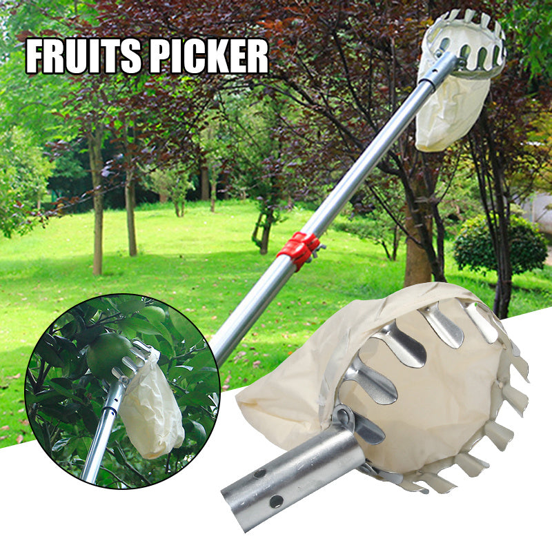 Neu Obst Picker Kopf Korb Garten Obst Picking Werkzeuge Obst Catcher Für Ernte Picking Citrus Birne Pfirsich Gartenarbeit Werkzeug