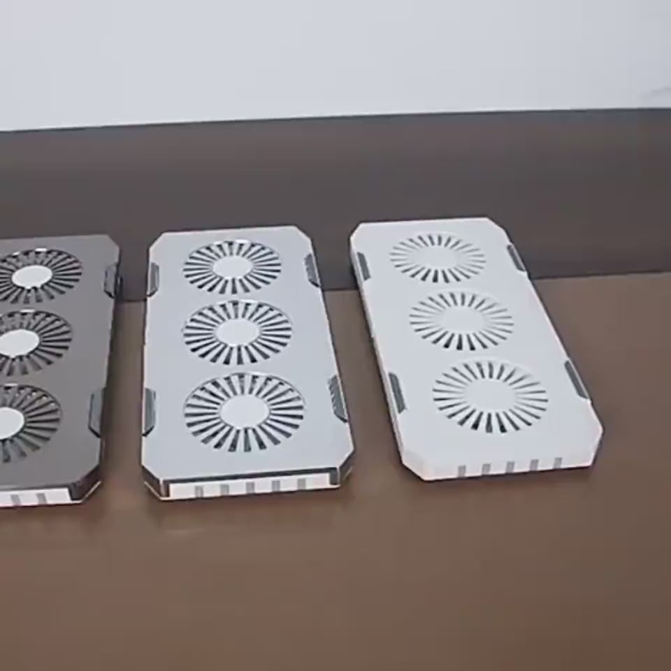 Portable Storage Three-core Fan Cooling Base